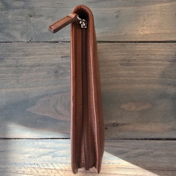 Authentic vintage Y2K COACH British tan leather Blackberry phone wallet - Picture 10 of 15